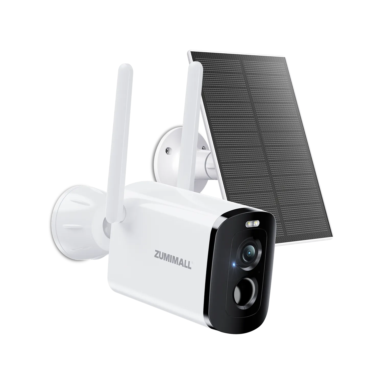 ZUMIMALL 2K Solar Powered Outdoor Security Camera -DG4K/X6K