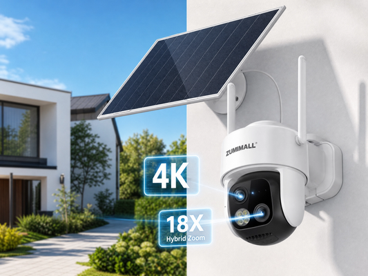 The Ultimate Guide to 4K Dual-Lens Solar Security Camera | ZUMIMALL