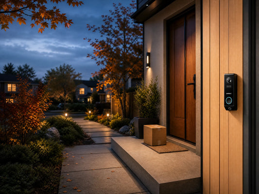Darker Evenings, Bolder Thieves: A Fall Front Door Security Guide