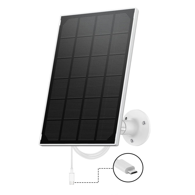 Cargador de panel solar ZUMIMALL de 3W para cámara de seguridad-SPA3N