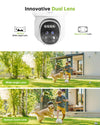 10x Zoom Dual Lens 360° PTZ Solar Panel  Security Camera-PG1 【CA】
