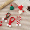 Mini Christmas Hats & Scarves Set - for Dolls, Lollipops, Fingers and Decorations