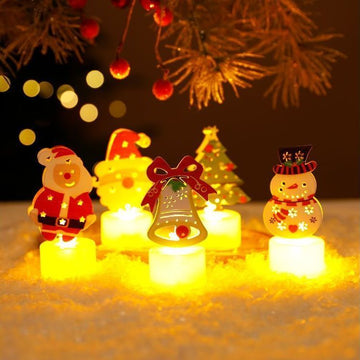 🕯️Cordless Christmas Glow - Button Battery Candles & Lights, the Perfect Flexible Decor and Holiday Gift