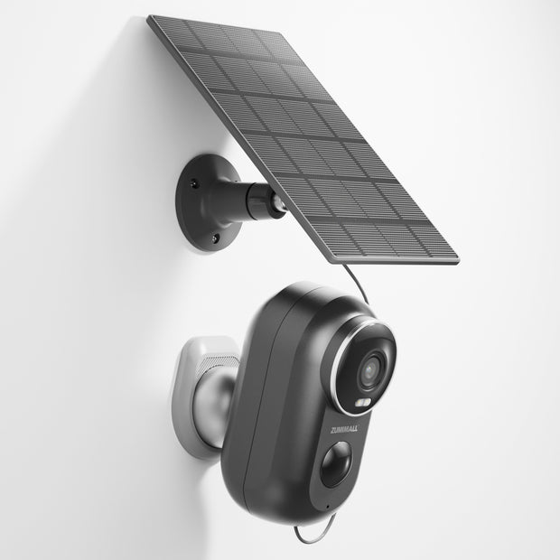 2K-WLAN-Überwachungskamera mit wiederaufladbarem Akku für den Außenbereich (Schwarz)-F5B (Typ C) 【DE】 