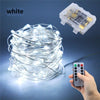 Remote Control LED String Lights - Waterproof & Battery Powered