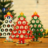 Wooden Christmas Tree Desk Decor - Creative Tabletop Ornament & Kids' Gift for Christmas Eve