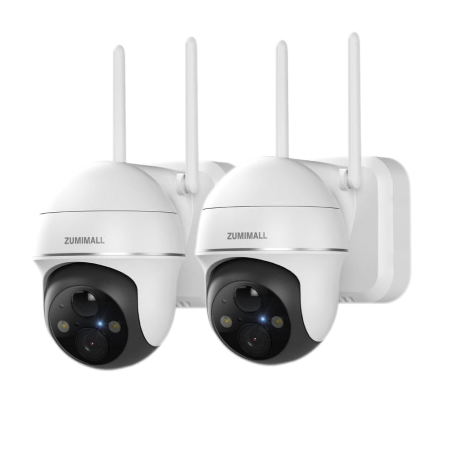 Cámara de seguridad inalámbrica para exteriores 2K - GX2S (2 CAM)