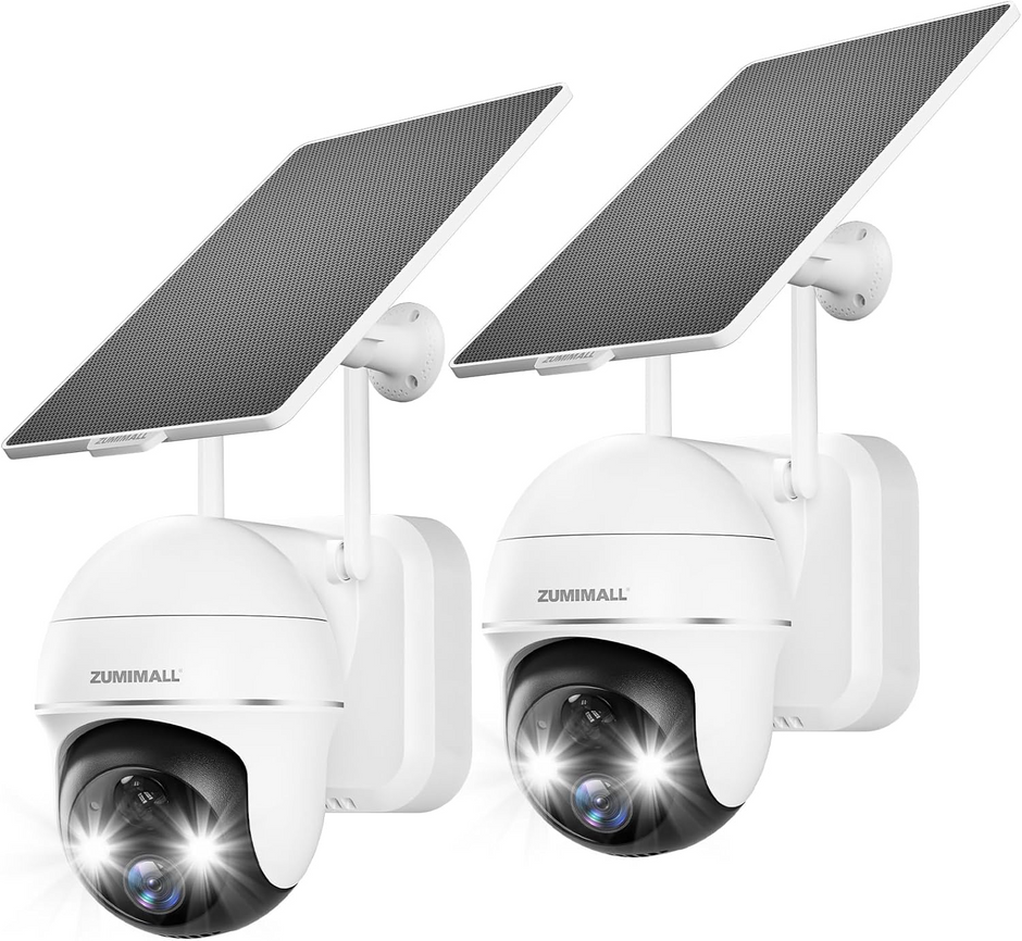 Cámara de seguridad solar exterior ZUMIMALL -X2