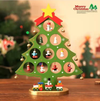 Wooden Christmas Tree Desk Decor - Creative Tabletop Ornament & Kids' Gift for Christmas Eve