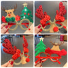 Christmas Decoration Glasses - Reindeer Antler Party Eyewear for Adults & Kids