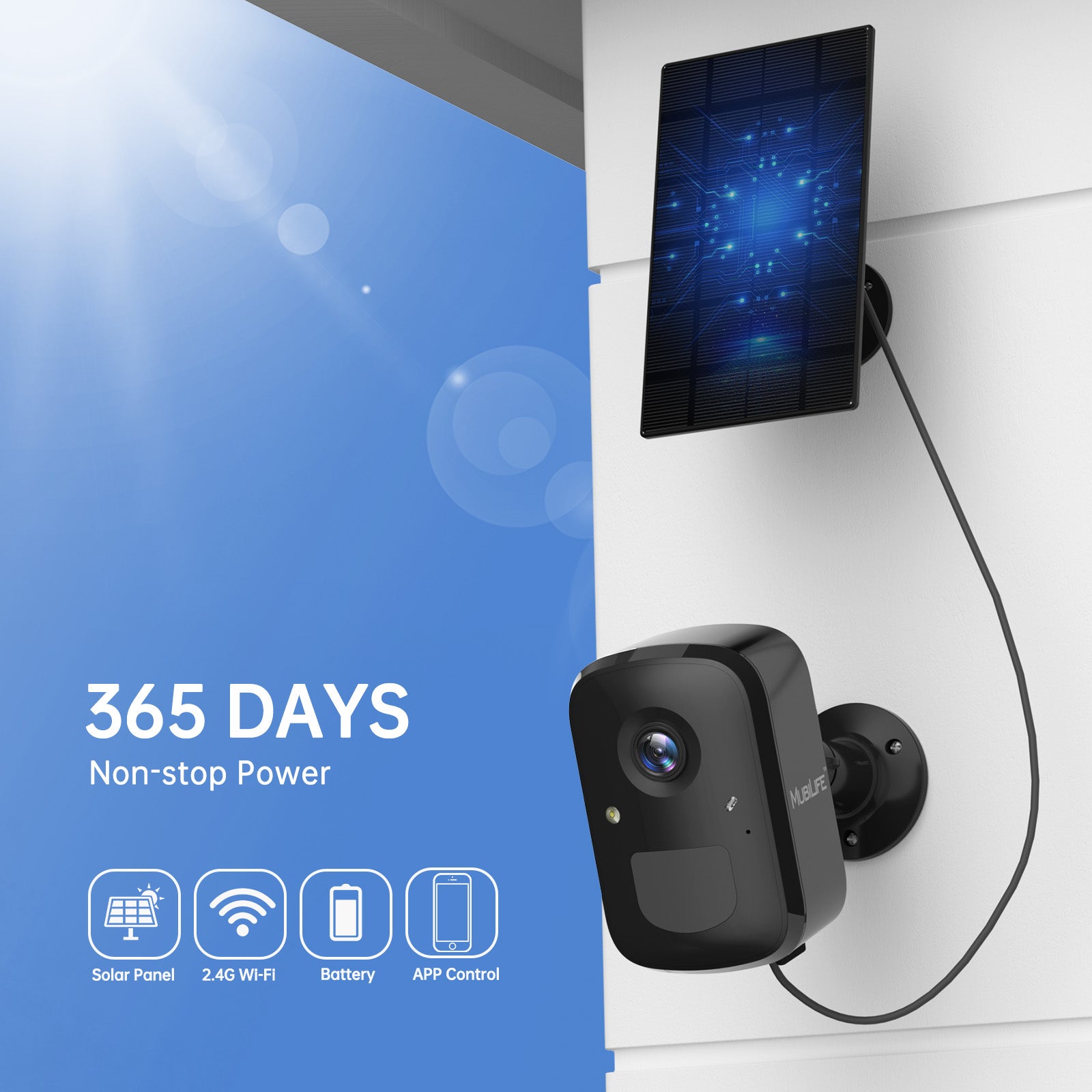 Zumimall Wireless Home Security Cameras ZUMIMALL