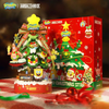 Regalo conmovedor: Caja musical con bloques de construcción para árbol de Navidad de Bob Esponja | Juguete de ensamblaje y decoración navideña 🎄🎁🎵 