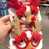 Christmas Decoration Glasses - Reindeer Antler Party Eyewear for Adults & Kids