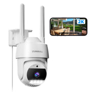 2K Outdoor 360° PTZ Wired WIFI Security Camera-Bk04 【DE】
