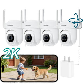 ZUMIMALL Outdoor Security Camera -BK05（4 PACK）