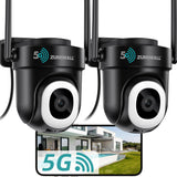 2 units Wired cameras(black)-3MP