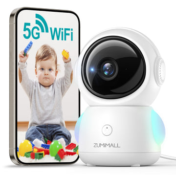 360°PTZ 5G WiFi Baby/Pet Monitor security Camera -BK06(plug in power)