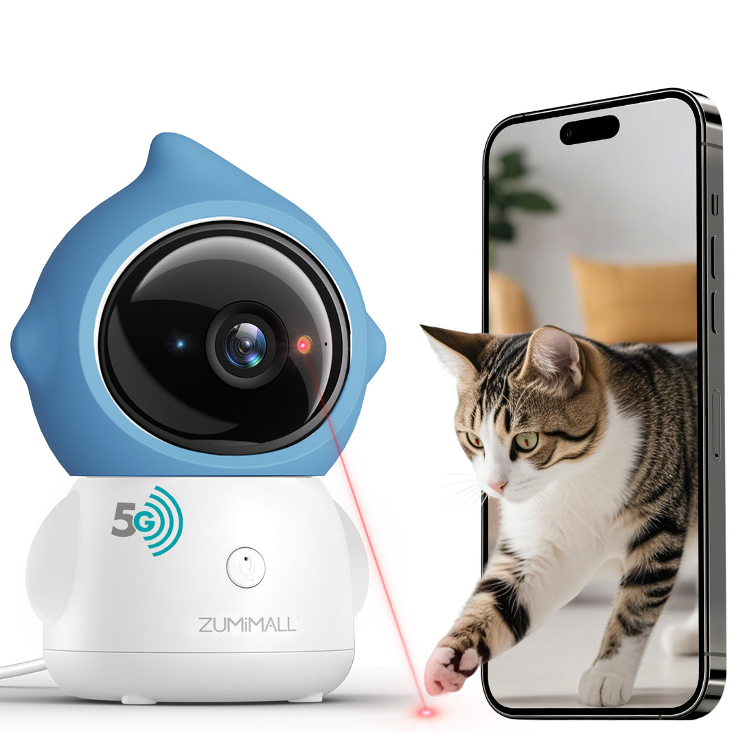 ZUMIMALL  Pet Camera with Laser Light -BK07