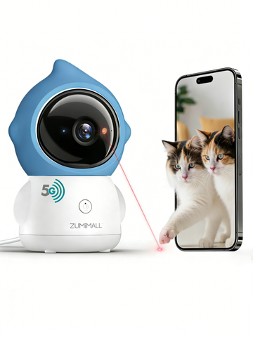 ZUMIMALL 5GHz WiFi  Camera  with Laser Light-BK07