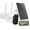 ZUMIMALL Outdoor 2K Solar & Battery Powered 2.4G WiFi security Camera -X6K