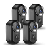 4er-Pack Cam (Schwarz) | Keine SD-Karte