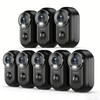(8 PACK )ZUMIMALL Battery Powered security Camera  Wireless-F5