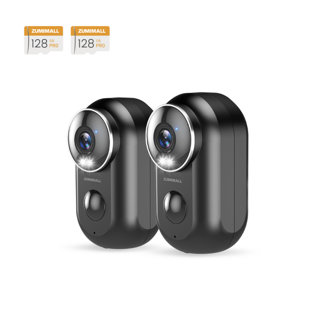 2K Outdoor  Rechargeable Battery WIFI Security Camera (2pack)-F5C(Type C)