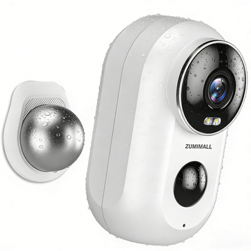 ZUMIMALL APP 2.4G WiFi Battery Powered security Camera 100% Wire-Free-F5/F5B