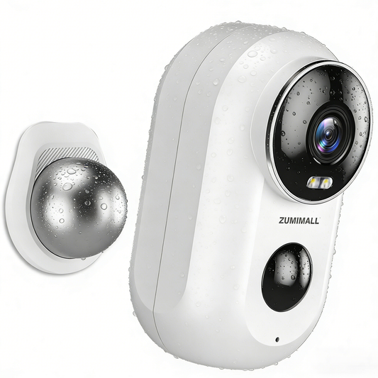 ZUMIMALL APP 2.4G WiFi Battery Powered security Camera 100% Wire-Free-F5/F5B