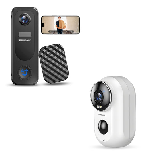 Save $17🔥-Zumimall Battery Camera(F5N/F5B) & Battery Video Doorbell(P8)