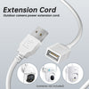 ZUMIMALL 10FT Outdoor USB Extension Cable for Plug-in Cameras Compatible with GQ2, BK05, BK06, BK07, MA3 and More