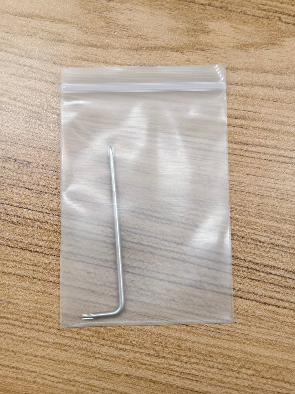Destornillador en forma de L para timbres P8/J7