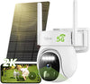 TIEJUS 2.4G/5G WiFi Solar /Battery Powered security  Camera-PW1