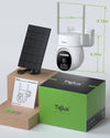 TIEJUS 2.4G/5G WiFi Solar /Battery Powered security  Camera-PW1