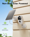 Tiejus 4MP  Wireless Outdoor 5G WiFi Solar Powered Home Security Camera Kit-Q10