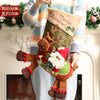 Large Christmas Stocking - Premium Holiday Hanging Decor & Gift Bag