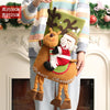 Large Christmas Stocking - Premium Holiday Hanging Decor & Gift Bag