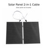 Adaptador USB a USB C de ZUMIMALL para paneles solares 