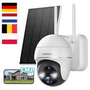 ⚡5MP 360° PTZ Solarpanel-Sicherheitskamera - GX2K(5MP)【DE/BE/NL/PL】