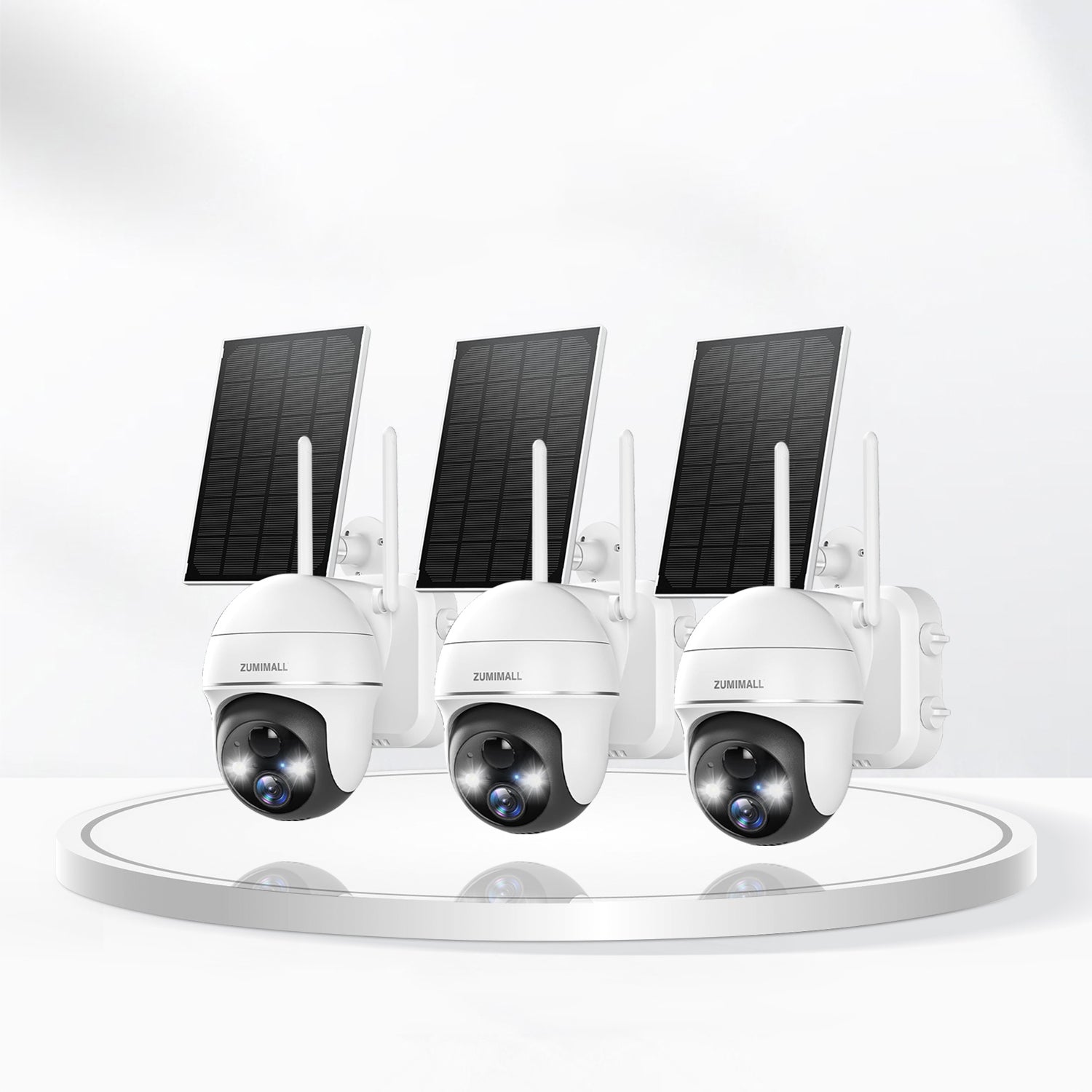 Solar-Powered Security Cameras – ZUMIMALL