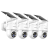⚡️2K 360° Solar Security Camera: AI Detection & Color Night Vision-X3K(4 PACK)