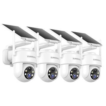 ⚡️2K 360° Solar Security Camera: AI Detection & Color Night Vision-X3K(4 PACK)