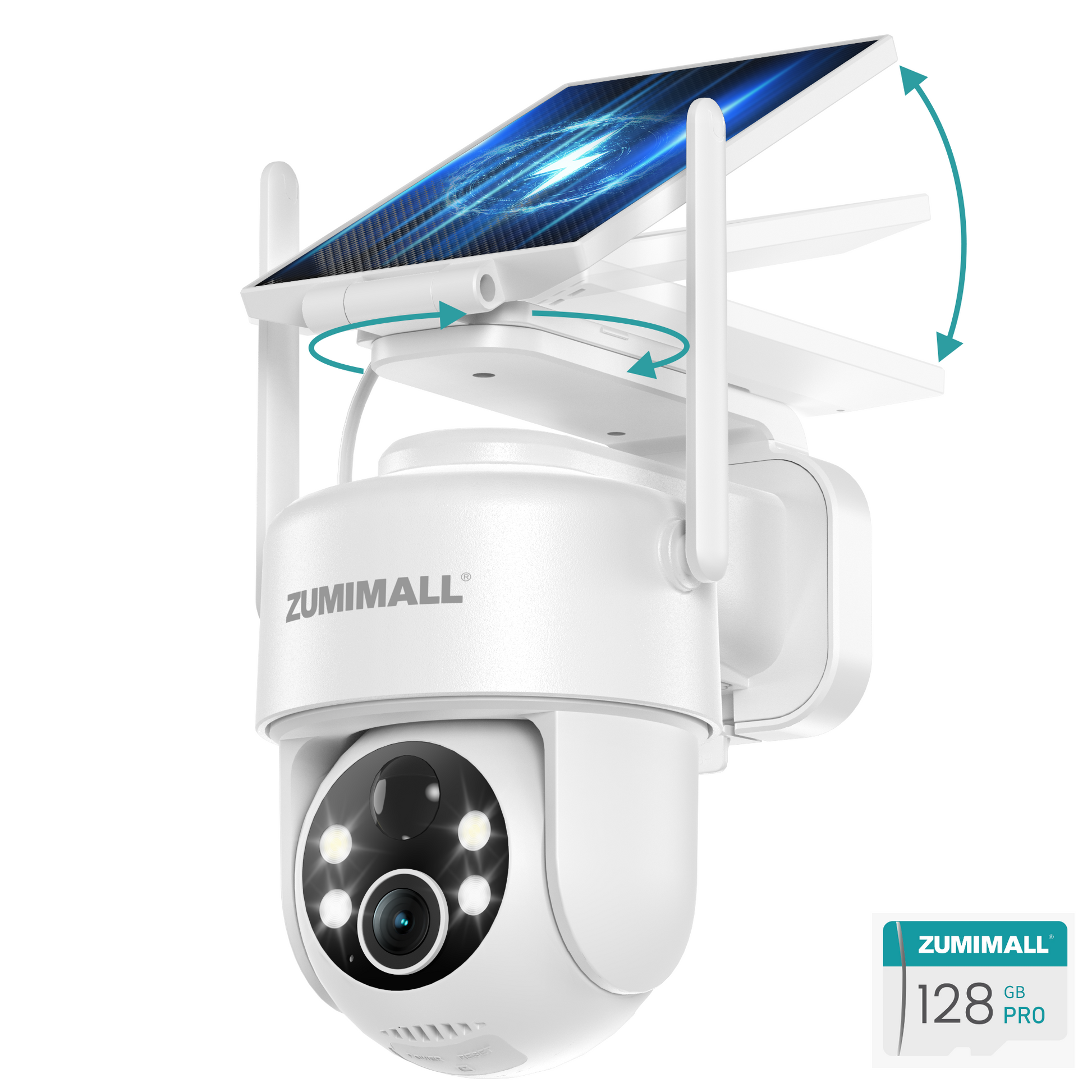 ZUMIMALL Outdoor Solar Powered Security Camera-X3K ZUMIMALL Outdoor Solar Powered Security Camera-X3K