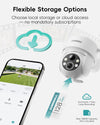 2K Outdoor 2.4GWiFi Solar Powered Security Camera-X3K