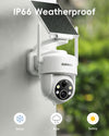 2K Outdoor 2.4GWiFi Solar Powered Security Camera-X3K