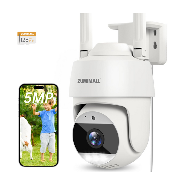 2K Outdoor 360° PTZ Wired WIFI Security Camera-BK04 (5MP)