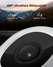 4MP 360°PTZ Dual-Band 5G/2.4G Wired  Security Camera-Bk05【DE/BE/NL/PL】