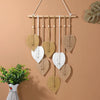 DIY Bohemian Tapestry - Handwoven Leaf Wall Hanging