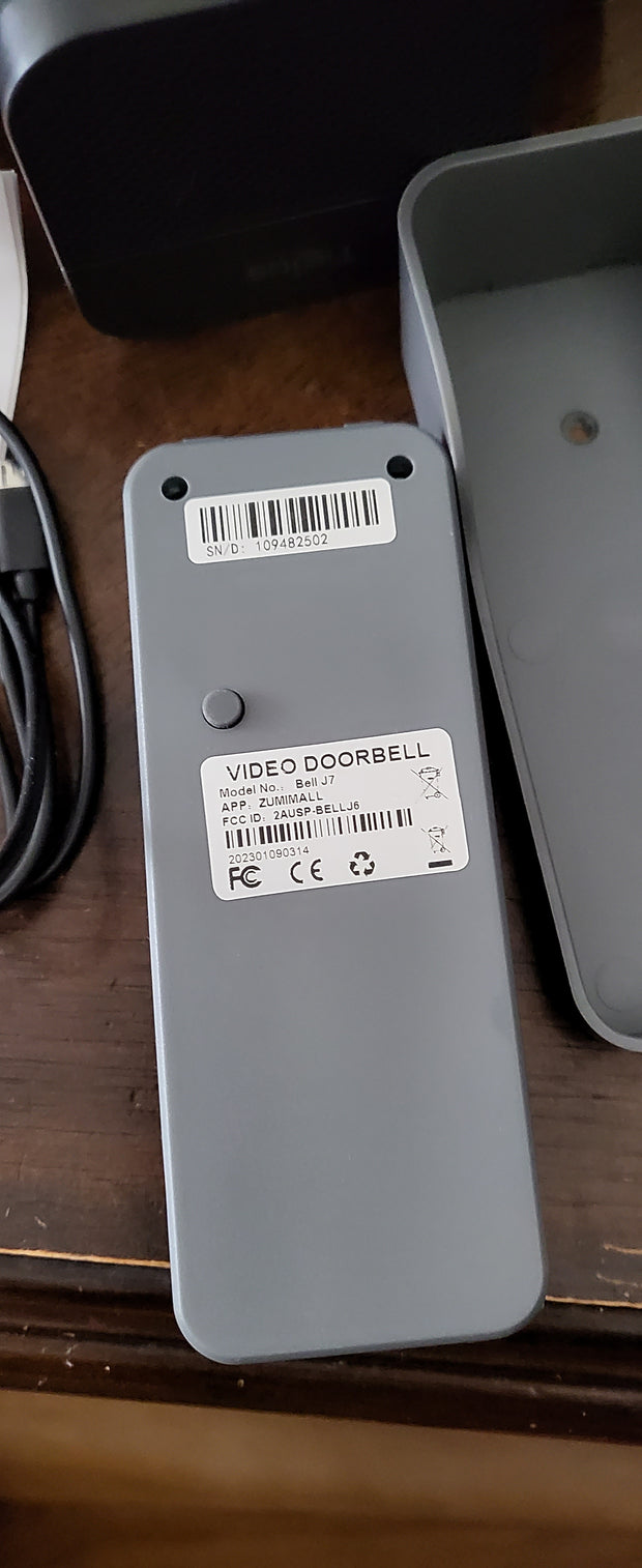 90% New TJ-J7-c Doorbell Camera-824/0217