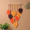 DIY Bohemian Tapestry - Handwoven Leaf Wall Hanging